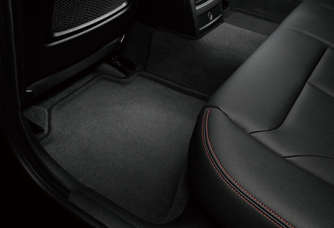 3D Custom Fit ELEGANT Floor Mat (BLACK) For CHEVROLET COLORADO CREW CAB 15-22 - Full Set - L1CH06704709