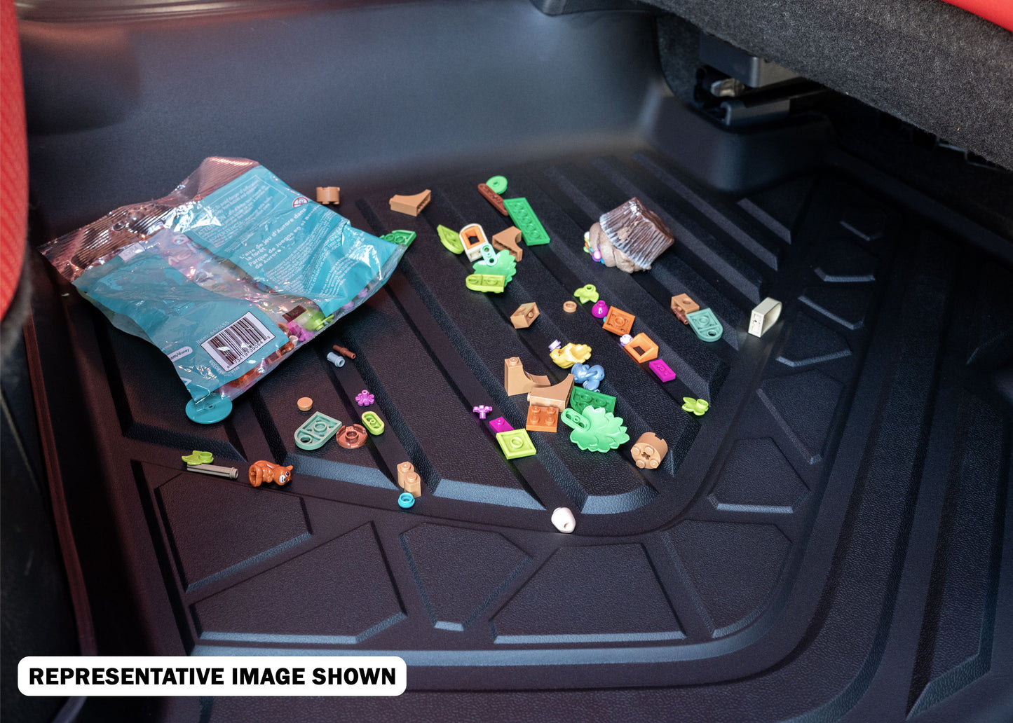 TGN TerraMax Floor Mats Fits 2017-2025 Ford F-250 Crew Cab - TTLFMK011FF2