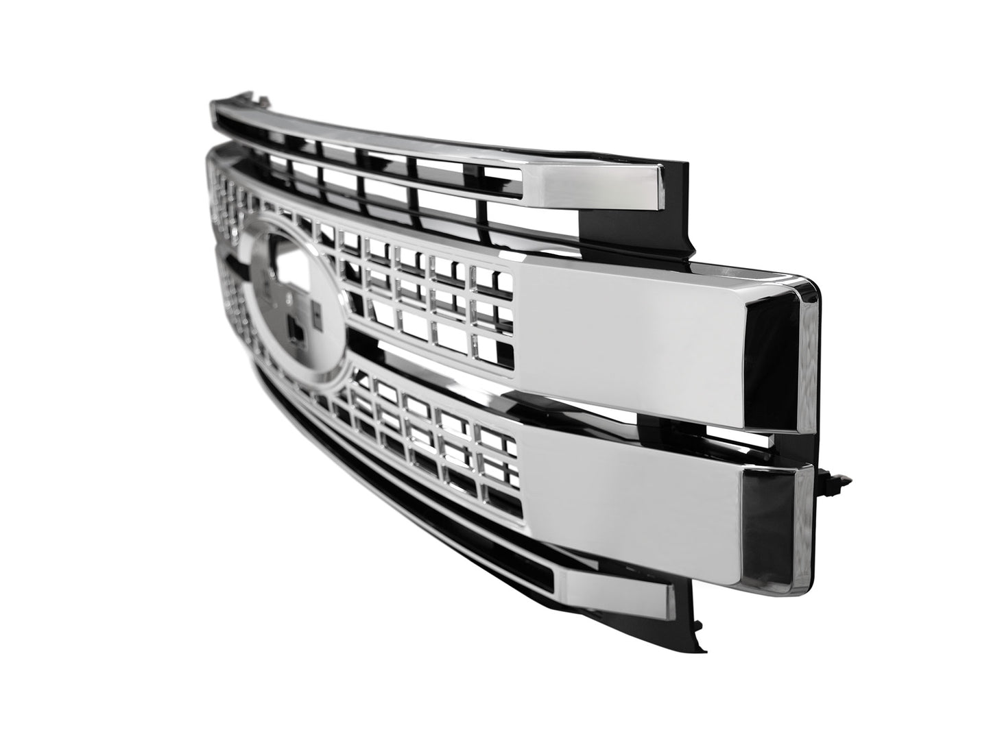 TGN Platinum Bumper Chrome Grille Fits 2017-2019 Ford F-250 - GRL-17SDUTY-006