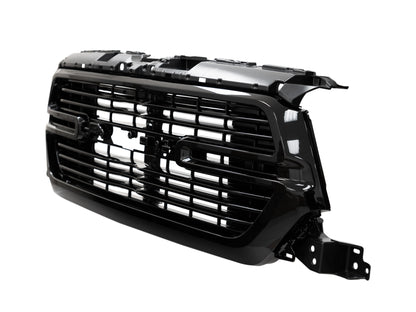TGN Glossy Black Front Grille Fits 2019-2022 RAM 1500 - GRL-19RAM1500-006