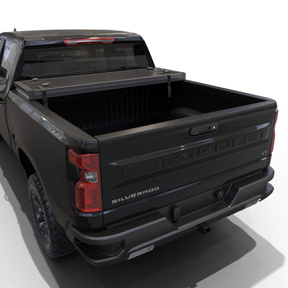 TGN Tri Fold Tonneau Cover for  2014 - 2018 Silverado/ Sierra 6'5" Bed (78.8") - TGNHTF00Z4