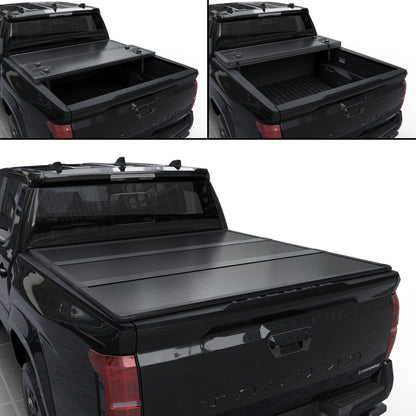 TGN Tri Fold Tonneau Cover for  2016 - 2025 Tacoma 5'1" Bed (60.5") - TGNHTF02Z1