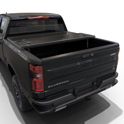 TGN Tri Fold Tonneau Cover for  2007 - 2013, 2014 HD Silverado/Sierra, 2014 2500/3500HD 6'7" Bed (78.7") - TGNHTF03Z8