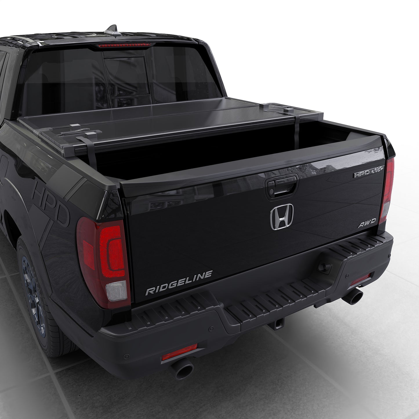 TGN Tri Fold Tonneau Cover for  2017-2025 Honda Ridgeline 5' Bed (64") - TGNHTF03Z9