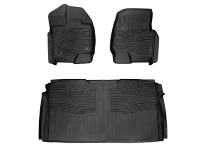 TGN TerraMax Floor Mats Fits 2015-2025 Ford F-150 Crew Cab - TTLFMK003FF1