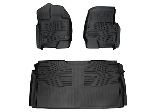TGN TerraMax Floor Mats Fits 2015-2025 Ford F-150 Crew Cab - TTLFMK003FF1