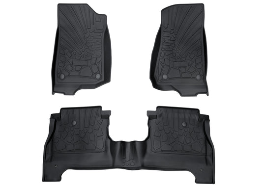 TGN TerraMax Floor Mats Fits 2020-2025 Jeep Gladiator Crew Cab - TTLFMK009JGL