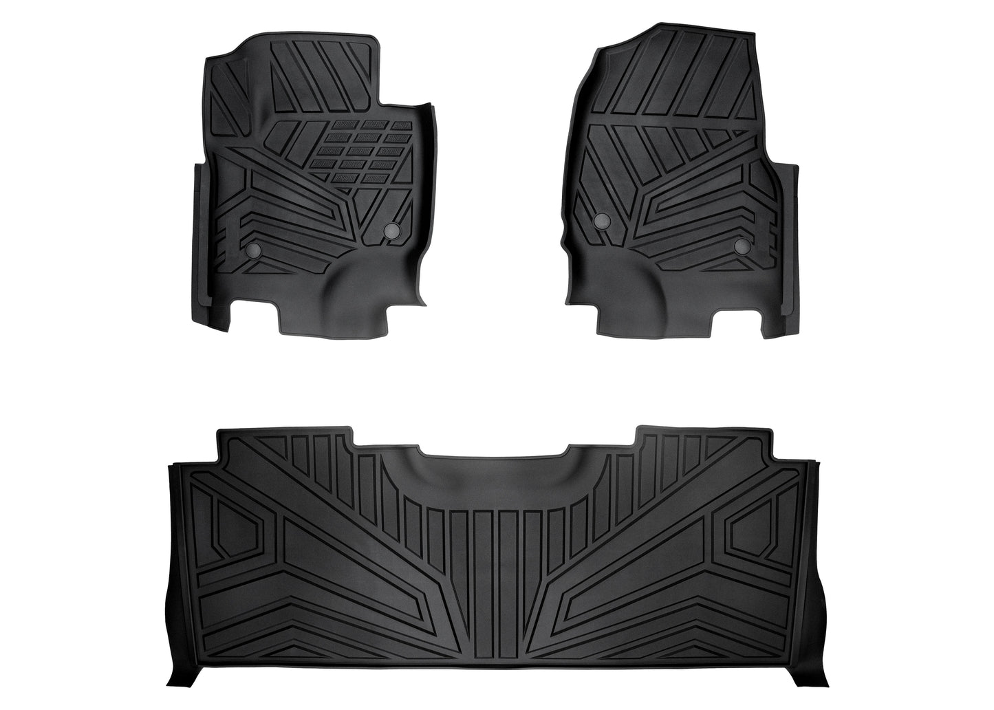 TGN TerraMax Floor Mats Fits 2017-2025 Ford F-250 Crew Cab - TTLFMK011FF2