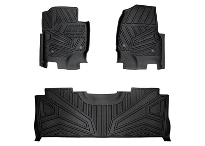 TGN TerraMax Floor Mats Fits 2017-2025 Ford F-250 Crew Cab - TTLFMK011FF2