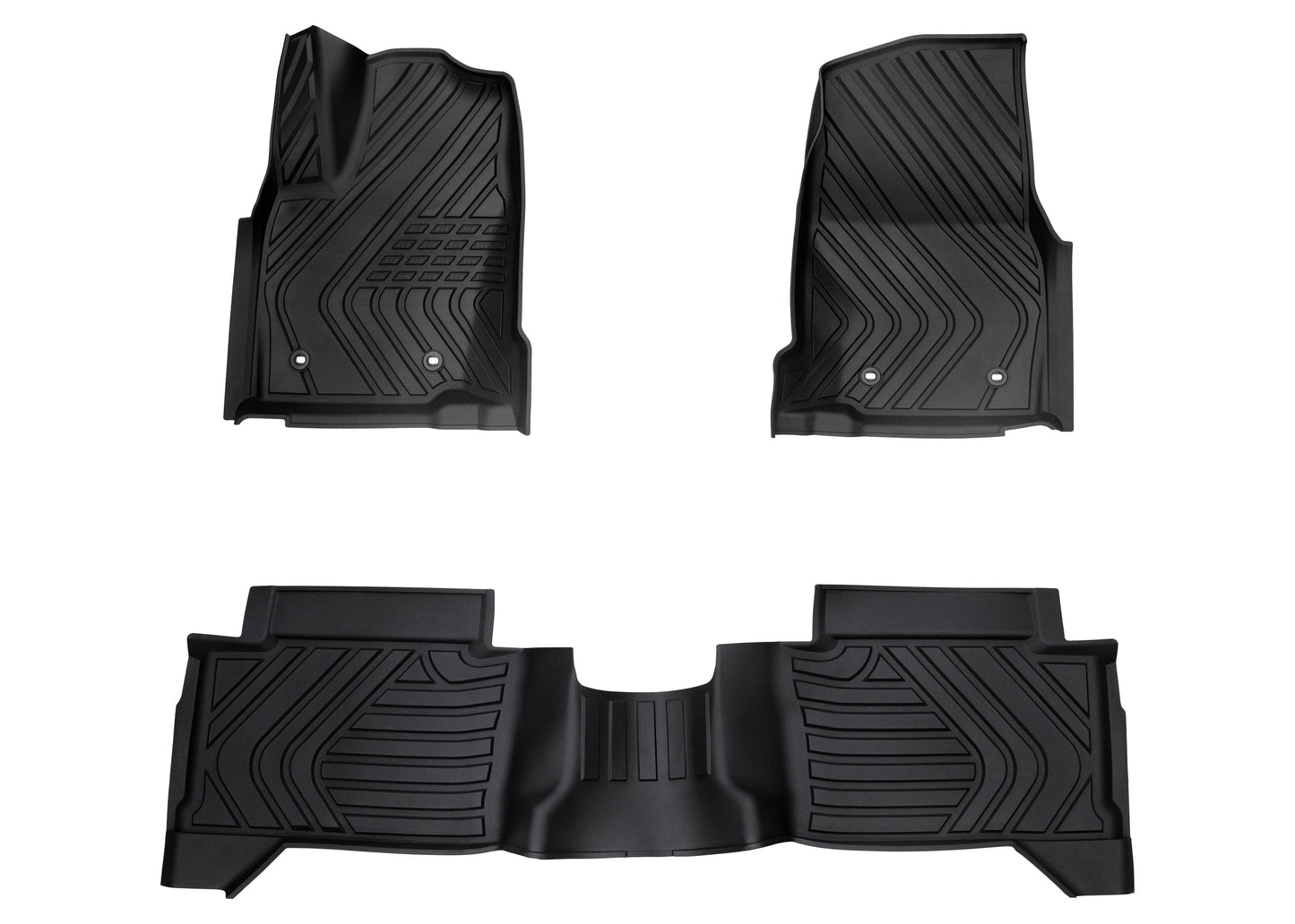 TGN TerraMax Floor Mats Fits 2024-2025 Toyota Tacoma Crew Cab - TTLFMK013TTA
