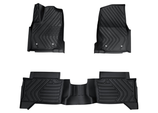 TGN TerraMax Floor Mats Fits 2024-2025 Toyota Tacoma Crew Cab - TTLFMK013TTA