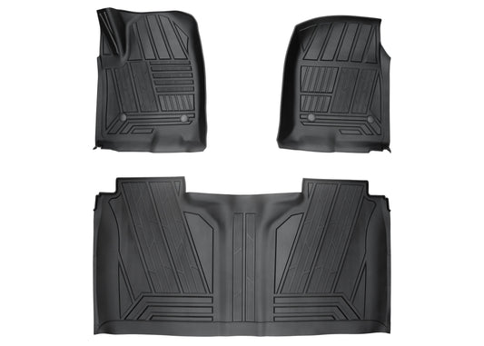 TGN TerraMax Floor Mats Fits 2019-2025 Chevrolet/GMC Sliverado/Sierra Crew Cab - TTLFMK014CSI