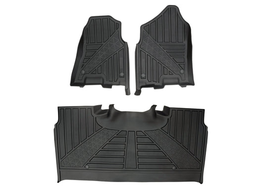 TGN TerraMax Floor Mats Fits 2019-2025 Dodge Ram 1500 Crew Cab - TTLFMK015DRA