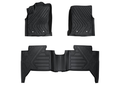 TGN TerraMax Floor Mats Fits 2018-2023 Toyota Tacoma Crew Cab - TTLFMK016TTA