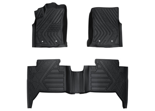 TGN TerraMax Floor Mats Fits 2018-2023 Toyota Tacoma Crew Cab - TTLFMK016TTA