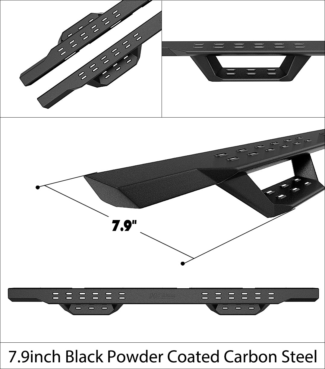 APS Extended Cab Pickup Carbon Steel Nerf Bar RS - WB06RAH8B